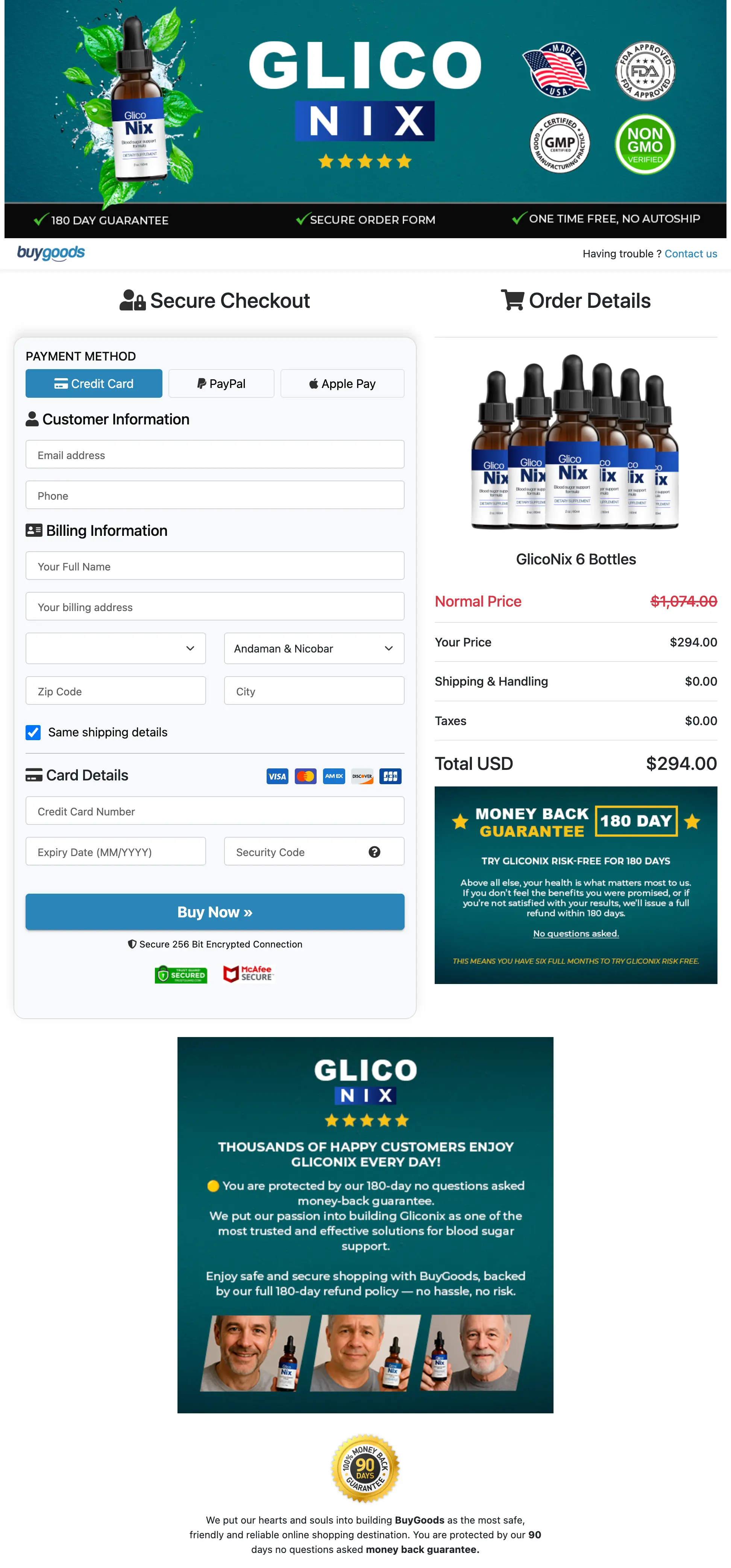 GlicoNix add to cart
